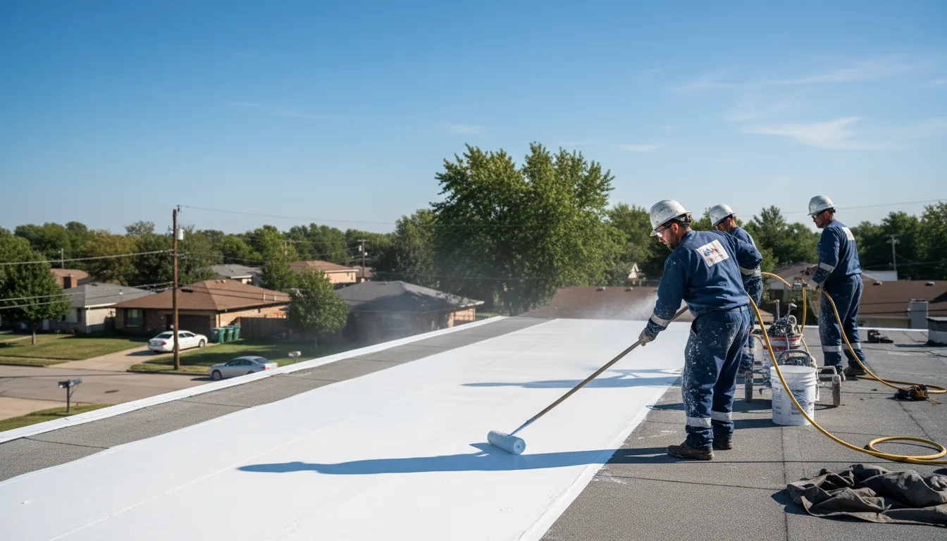 Commercial roof coating in West Salem, WI near me